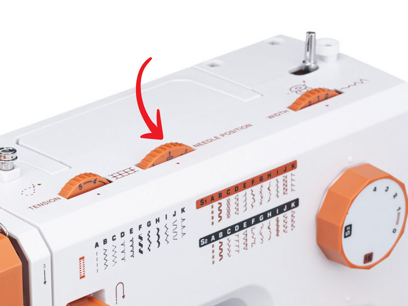 Регулятор положения иглы