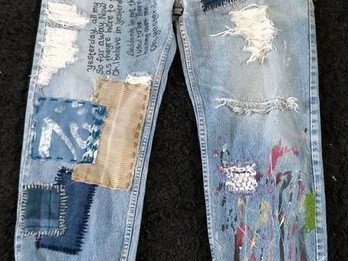 Как правильно сделать отстрочку на джинсовых вещах?