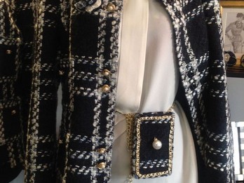 Как шить ткань шанель?