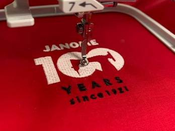 Вышивальный дизайн к 100-летию Janome