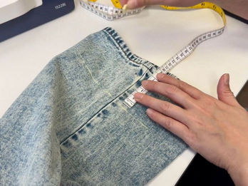 Как подшить джинсы и сохранить фабричный край дома. Изображение 2