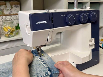 Как подшить джинсы и сохранить фабричный край дома. Изображение 4