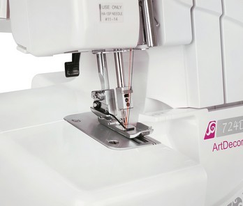 Особенности и преимущества оверлока Janome ArtDecor 724D