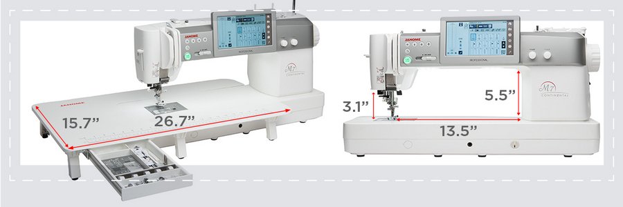 Janome Continental M7 Professional