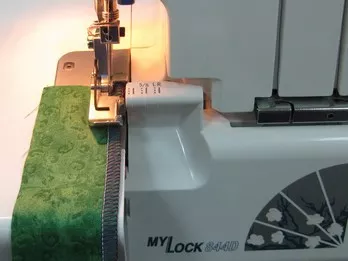 Виды швов, выполненные на оверлоке Janome MyLock 844D