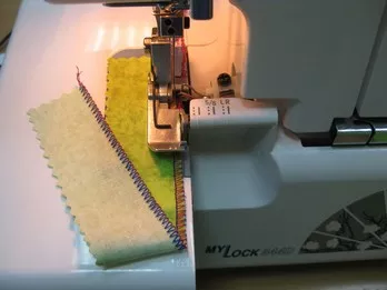 Виды швов, выполненные на оверлоке Janome MyLock 844D