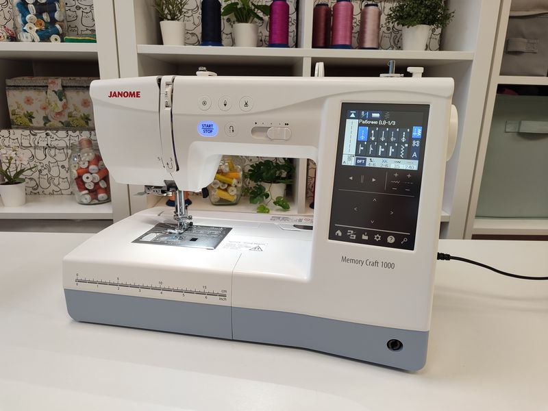 Janome Memory Craft 1000 Smoky Blue