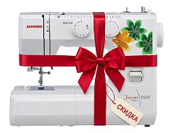 Электромеханическая швейная машина Janome Japan 959 – купить в Москве и с доставкой по России