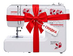 Электромеханическая швейная машина Janome HomeDecor 2077 – купить в Москве и с доставкой по России
