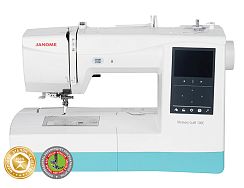 Вышивальная машина Janome Memory Craft 100E Turquoise Blue – купить в Москве и с доставкой по России