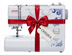 Электромеханическая швейная машина Janome HighStyle1818 – купить в Москве и с доставкой по России