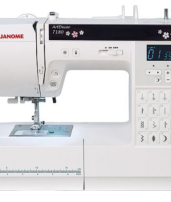 Особенности и преимущества компьютерной швейной машины Janome ArtDecor 7180