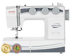 Электромеханическая швейная машина Janome Fashion Grey – купить в Москве и с доставкой по России